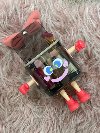 Cartoon Makeup Organizer Box with Legs