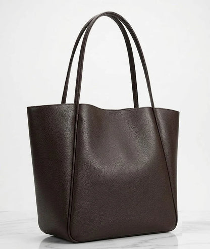 Classic Leather Tote Bag for Women