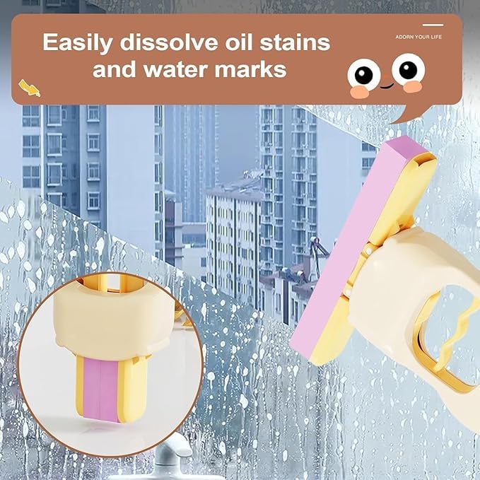 Cute Cartoon Glass Cleaner Wiper