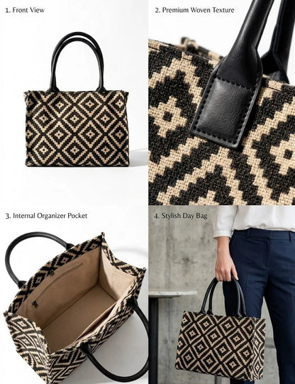 Geometric Pattern Handbag