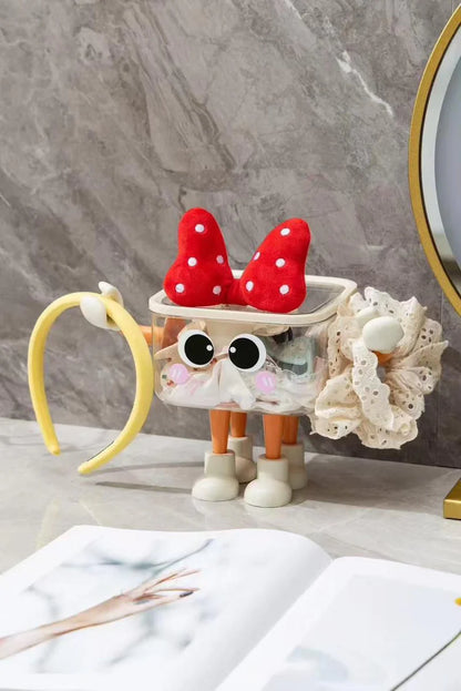 Kawaii Bow Storage Organizer Box