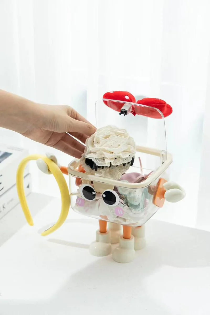 Kawaii Bow Storage Organizer Box