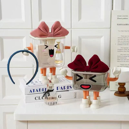Kawaii Bow Storage Organizer Box