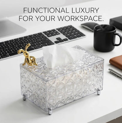 Tissue Box with Storage Tray